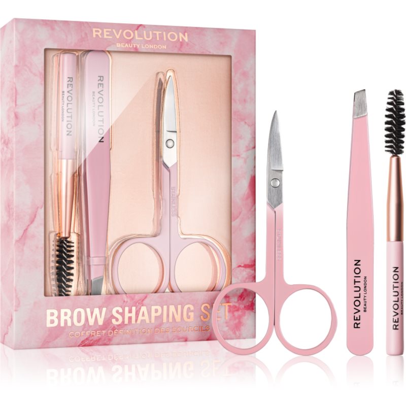 Makeup Revolution Brow Shaping комплект за вежди - Комплект - Сравни цени от 1 магазин с безплатна доставка