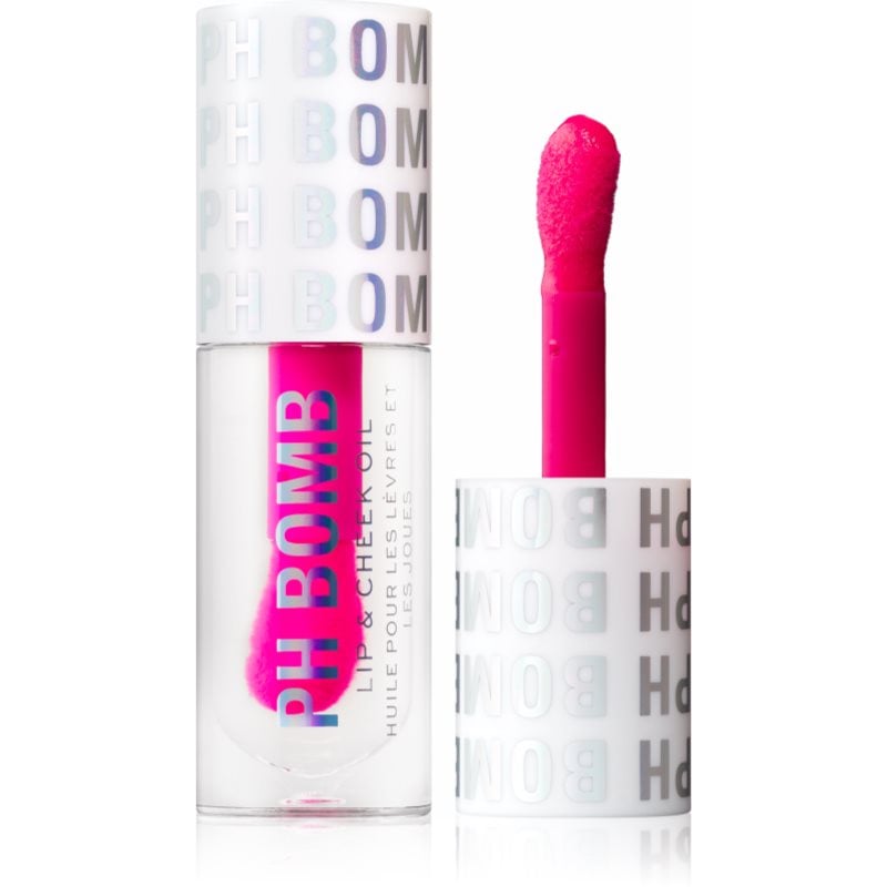 Makeup Revolution PH Bomb Lip & Cheek Oil самооцветяващ се рН балсам за устни и скули