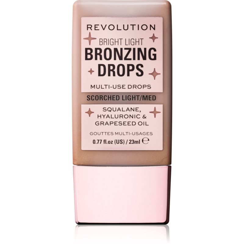 Makeup Revolution Bright Light Bronzing Drops течен бронзант - Грим - Сравни цени от 1 магазин с безплатна доставка