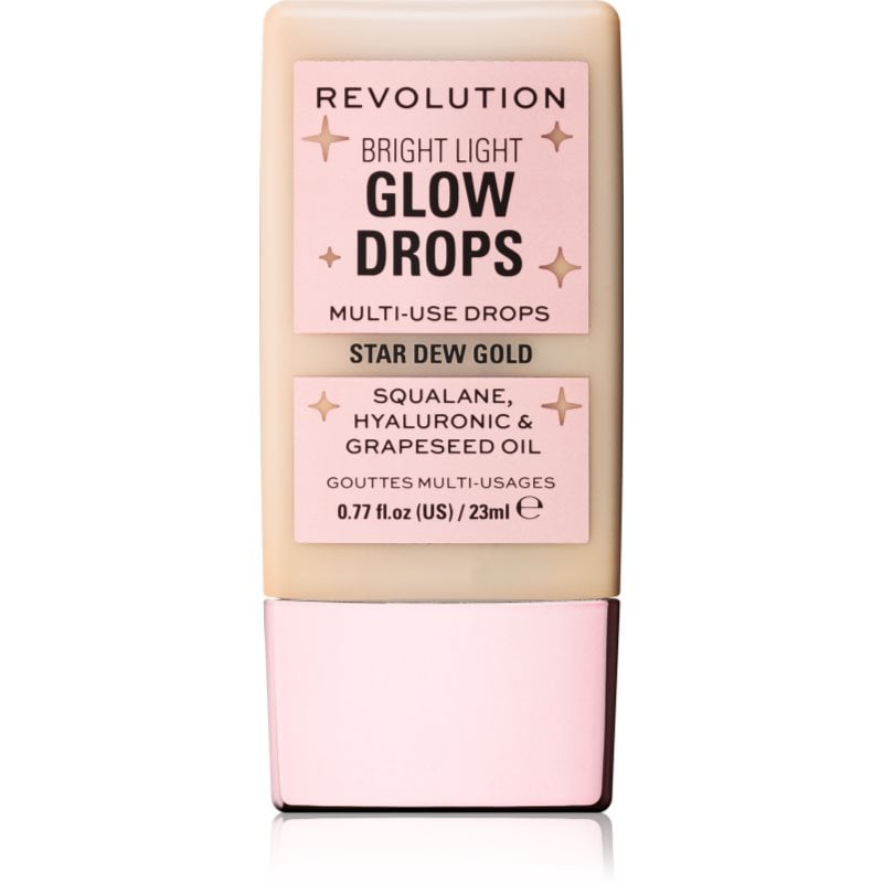 Makeup Revolution Bright Light Glow Drops течен хайлайтър