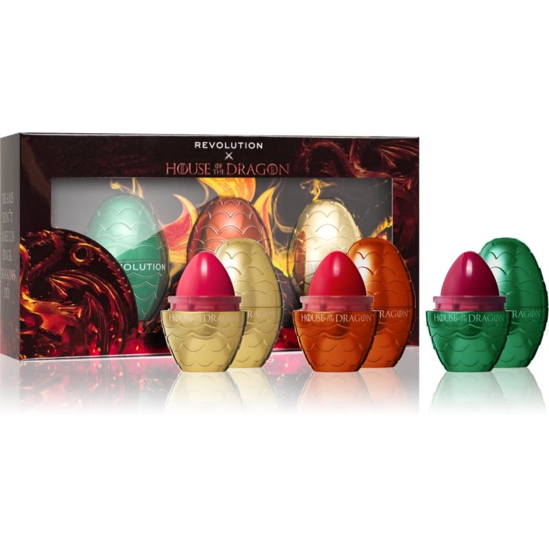 Makeup Revolution X House of Dragon Dragon Egg подаръчен комплект за устни и скули - Комплект - Сравни цени от 1 магазин с безплатна доставка