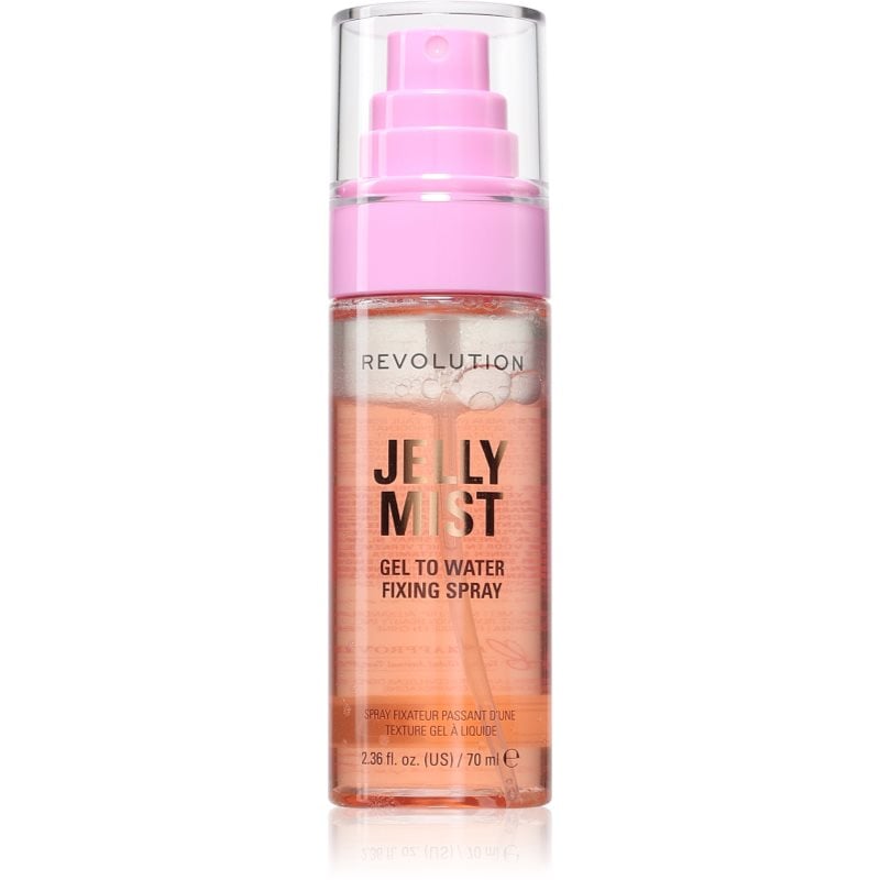 Makeup Revolution Jelly Juice озаряващ фиксиращ спрей