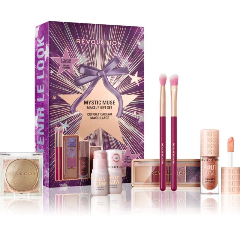 Makeup Revolution Makeup set Mystic Muse подаръчен комплект за лице - Комплект - Сравни цени от 1 магазин с безплатна доставка