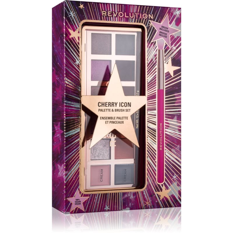 Makeup Revolution Makeup set Cherry Icon подаръчен комплект за очи