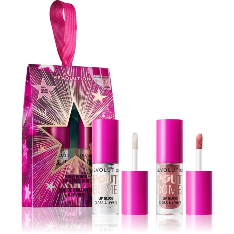 Makeup Revolution Makeup set Pout Bomb подаръчен комплект за устни