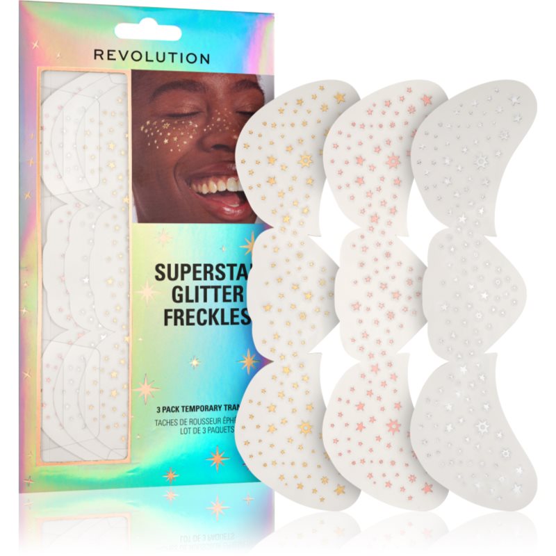 Makeup Revolution Superstar Glitter Freckles лепенки за лице - Грим - Сравни цени от 1 магазин с безплатна доставка
