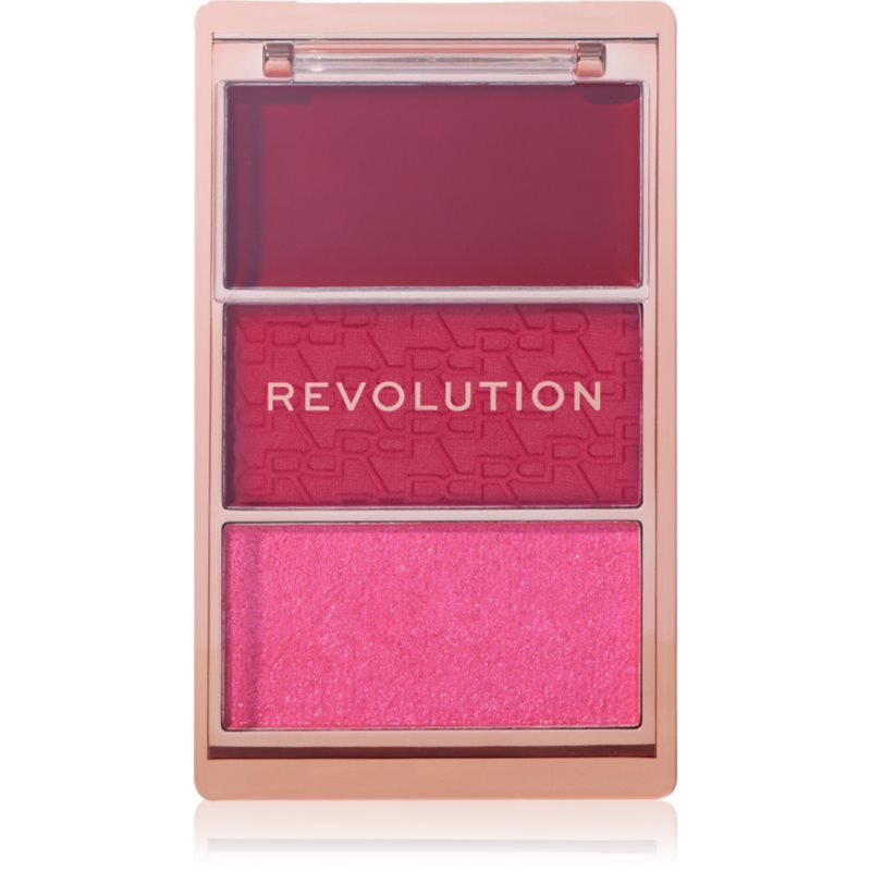 Makeup Revolution Makeup Revolution Blush Icon Palette палитра с ружове - Унисекс парфюм 8мл - Сравни цени от 1 магазин с безплатна доставка