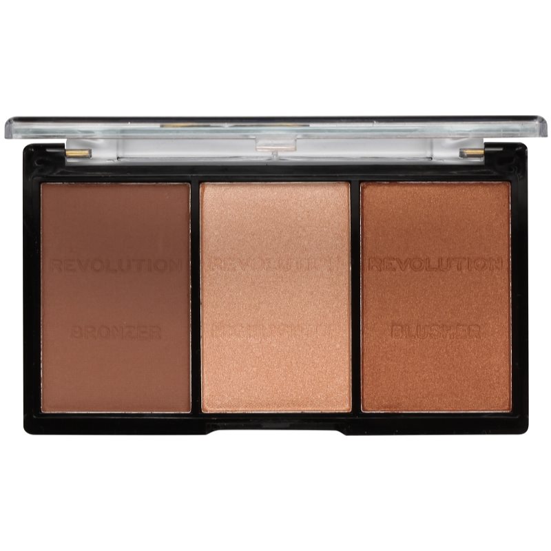 Makeup Revolution Ultra Sculpt & Contour палитра контури за лице цвят 04 Ultra Ligt/Medium 11 гр. - Грим - Сравни цени от 1 магазин с безплатна доставка