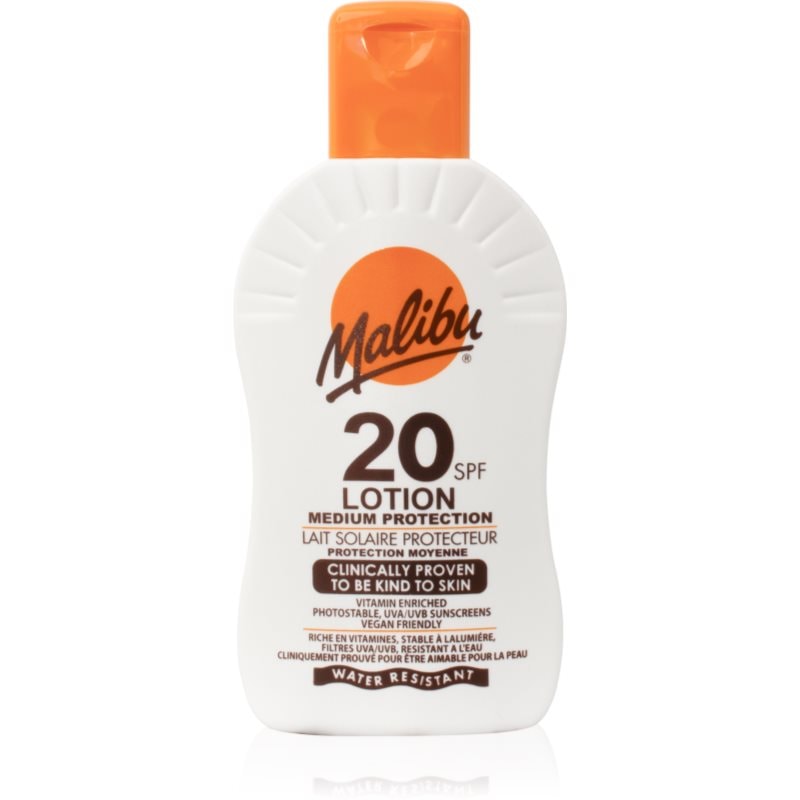 Malibu Malibu Lotion Medium Protection защитно мляко SPF 20 - Унисекс парфюм 200мл - Сравни цени от 1 магазин с безплатна доставка