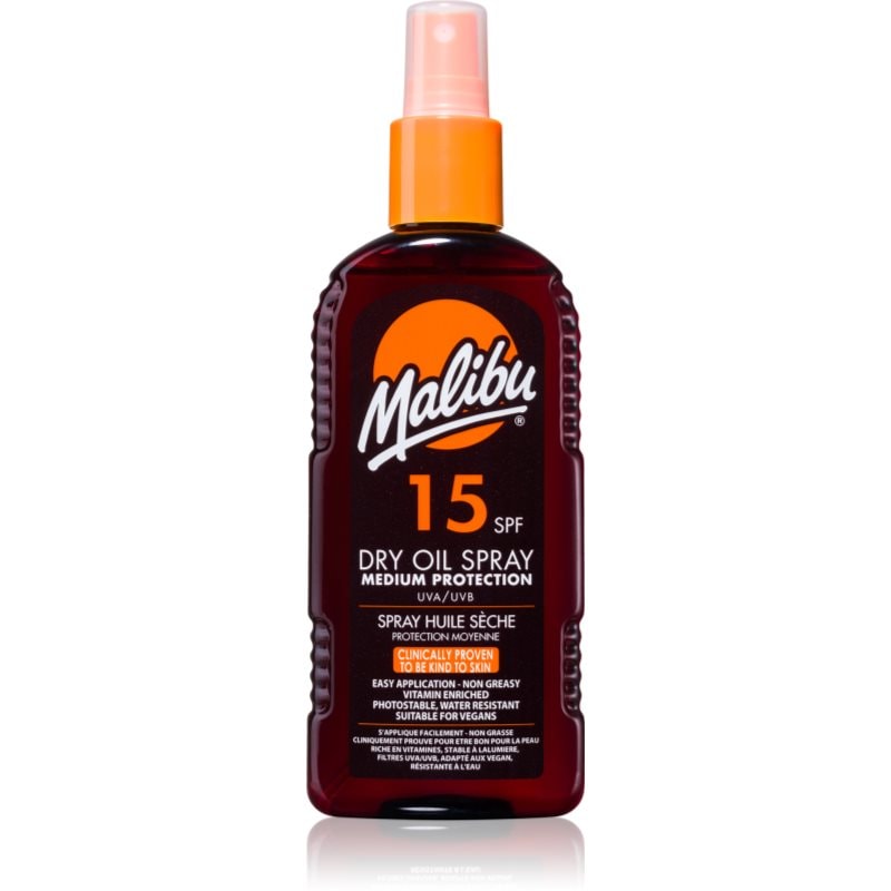 Malibu Dry Oil Spray олио за загар - Грижа за тяло - Сравни цени от 1 магазин с безплатна доставка