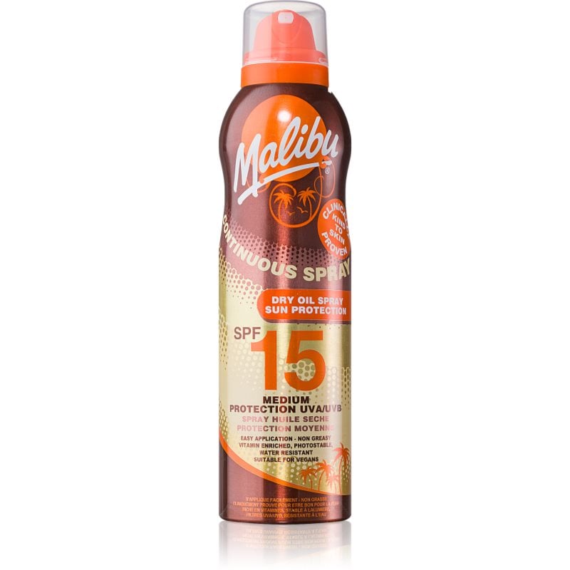 Malibu Continuous Spray сухо олио за тен