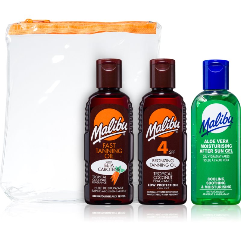 Malibu Travel Set подаръчен комплект за тен - Комплект - Сравни цени от 1 магазин с безплатна доставка