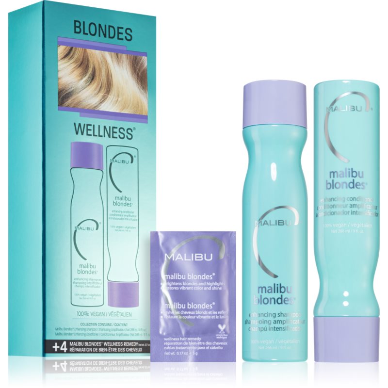 Malibu C Malibu Blondes Collection комплект за руса коса - Комплект - Сравни цени от 1 магазин с безплатна доставка