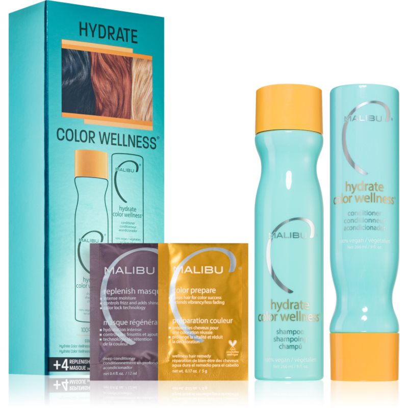 Malibu C Hydrate Color Wellness Collection комплект за боядисана коса - Комплект - Сравни цени от 1 магазин с безплатна доставка