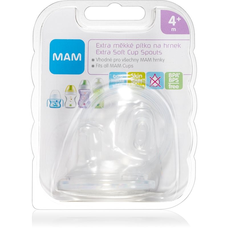 MAM Baby Bottles Extra Soft Cup Spout резервен накрайник за пиене 4m+ - За деца - Сравни цени от 1 магазин с безплатна доставка