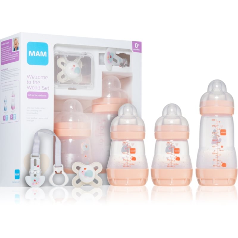 MAM Welcome to the World Pink подаръчен комплект за бебета - За деца - Сравни цени от 1 магазин с безплатна доставка