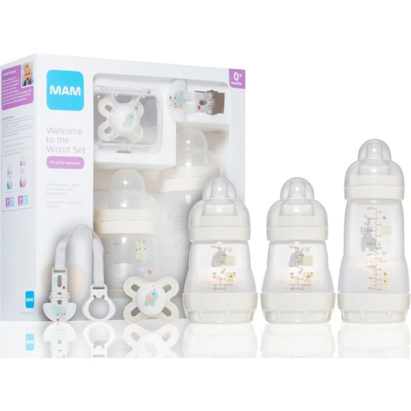 MAM Welcome to the World Beige подаръчен комплект за бебета Beige - За деца - Сравни цени от 1 магазин с безплатна доставка