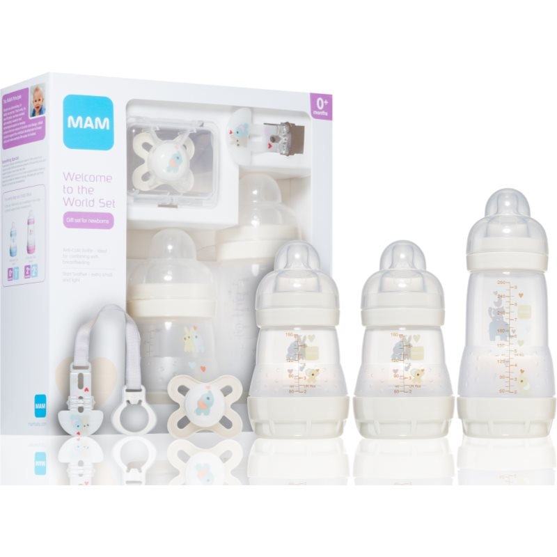 MAM Welcome to the World Beige подаръчен комплект за бебета Beige - За деца - Сравни цени от 1 магазин с безплатна доставка