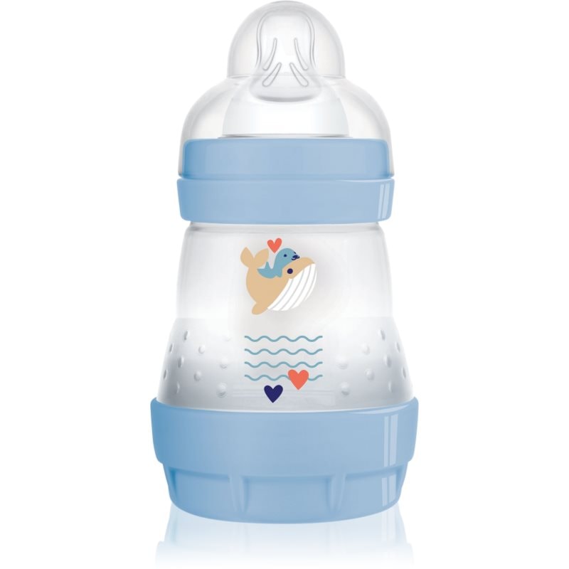 MAM Anti-Colic Bottle Blue бебешко шише 0m+ - За деца - Сравни цени от 1 магазин с безплатна доставка
