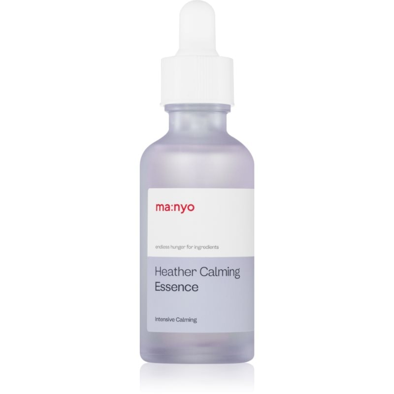 ma:nyo Heather Calming Essence възстановяваща есенция за лице за успокояване и подсилване на чувствителната кожа - Грижа за лице - Сравни цени от 1 магазин с безплатна доставка