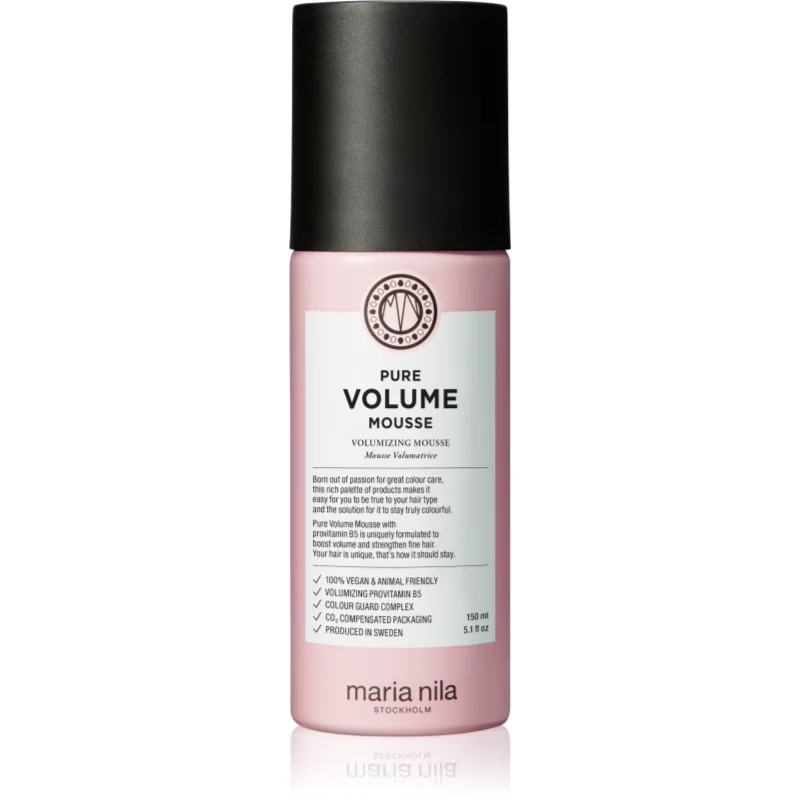 Maria Nila Pure Volume Mousse пяна за обем на коса - Грижа за коса - Сравни цени от 1 магазин с безплатна доставка