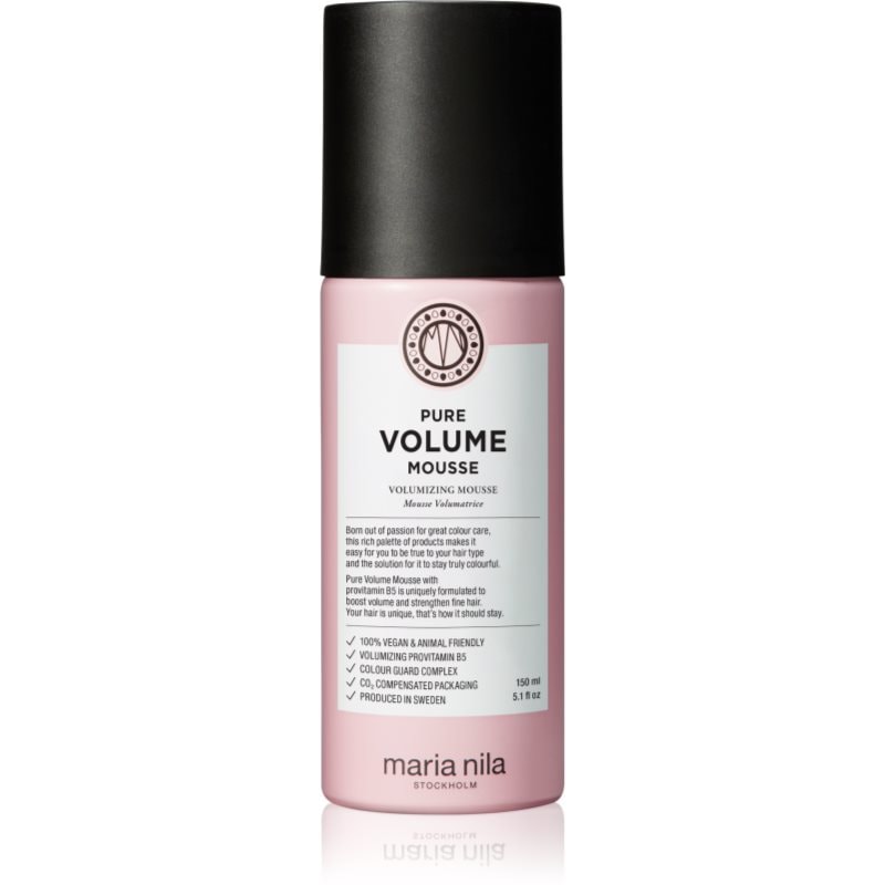 Maria Nila Pure Volume Mousse пяна за обем на коса - Грижа за коса - Сравни цени от 1 магазин с безплатна доставка