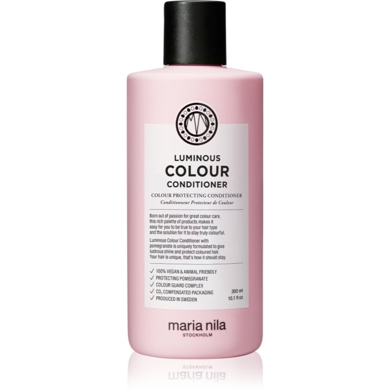 Maria Nila Luminous Colour Conditioner озаряващ и подсилващ балсам за ядисана коса без сулфати