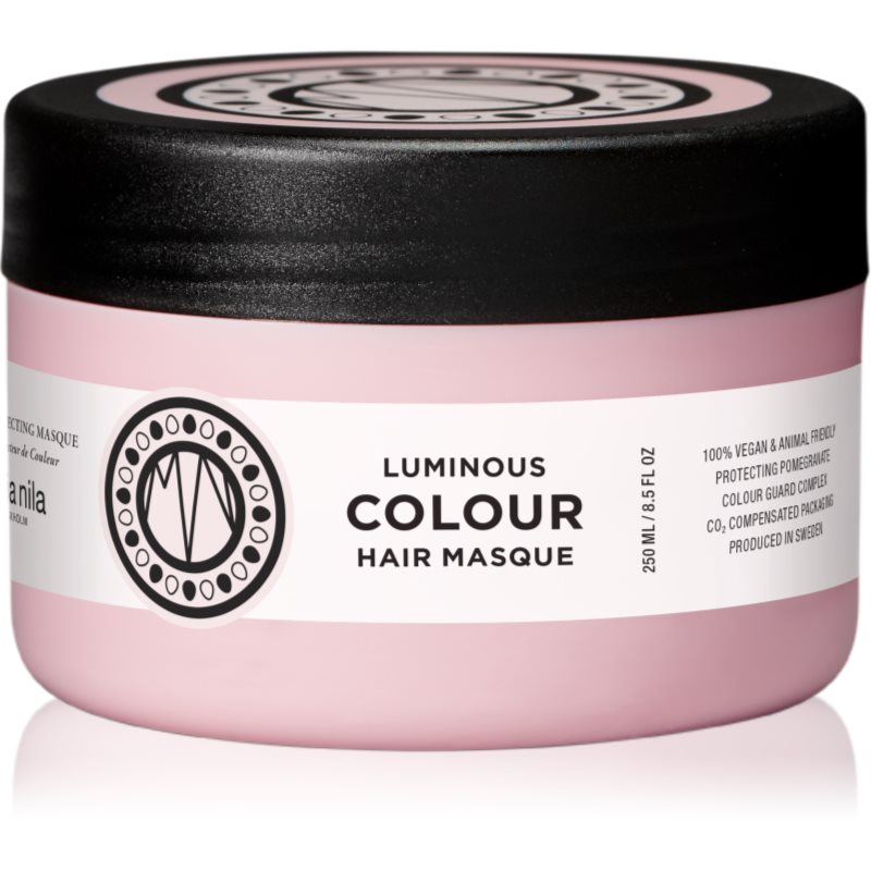 Maria Nila Maria Nila Luminous Colour Masque хидратираща и подхранваща маска за ядисана коса - Унисекс парфюм 250мл - Сравни цени от 1 магазин с безплатна доставка