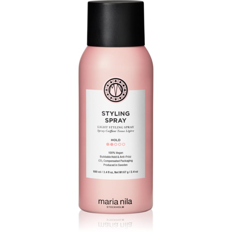 Maria Nila Maria Nila Style & Finish Styling Spray лак за коса с лека фиксация без сулфати Styling Spray - Унисекс парфюм 100мл - Сравни цени от 1 магазин с безплатна доставка