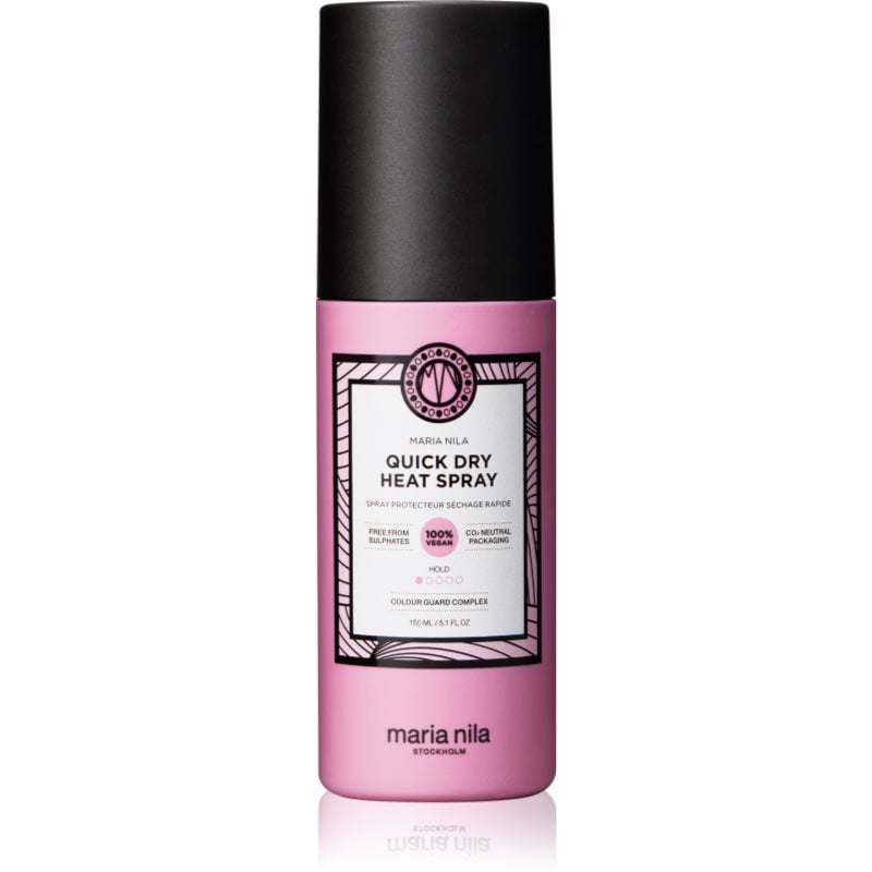 Maria Nila Style & Finish Quick Dry Heat Spray термозащитен спрей за оформяне с преса и маша