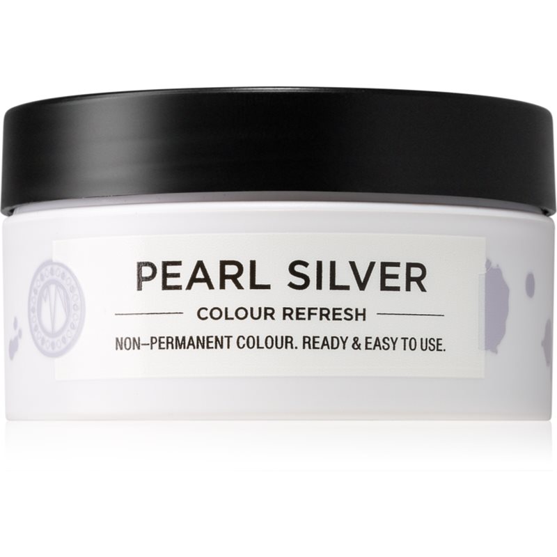 Maria Nila Colour Refresh Pearl Silver нежна подхранваща маска без перманентни цветови пигменти издържа 4 – 10 измивания 0.20 - Грижа за коса - Сравни цени от 1 магазин с безплатна доставка