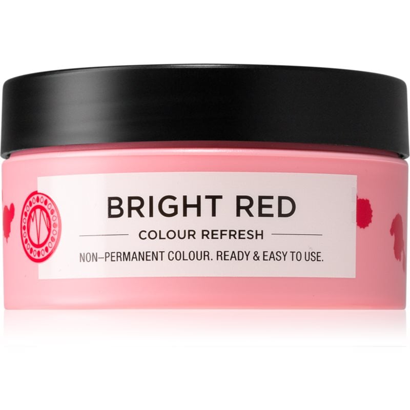 Maria Nila Colour Refresh Bright Red нежна подхранваща маска без перманентни цветови пигменти издържа 4 – 10 измивания 0.66