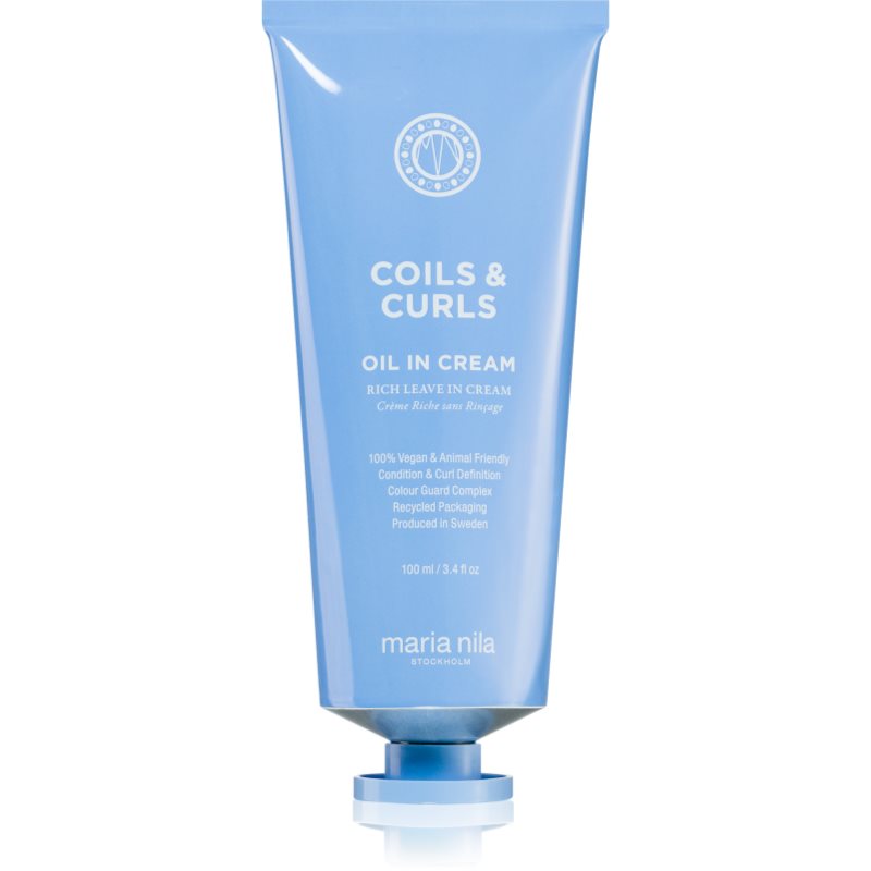 Maria Nila Coils & Curls Oil In Cream регенериращ крем за чуплива и къдрава коса - Грижа за коса - Сравни цени от 1 магазин с безплатна доставка