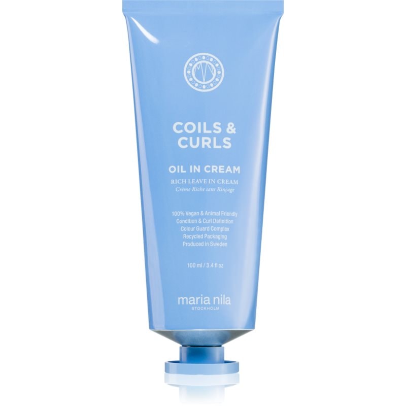 Maria Nila Coils & Curls Oil In Cream регенериращ крем за чуплива и къдрава коса - Грижа за коса - Сравни цени от 1 магазин с безплатна доставка