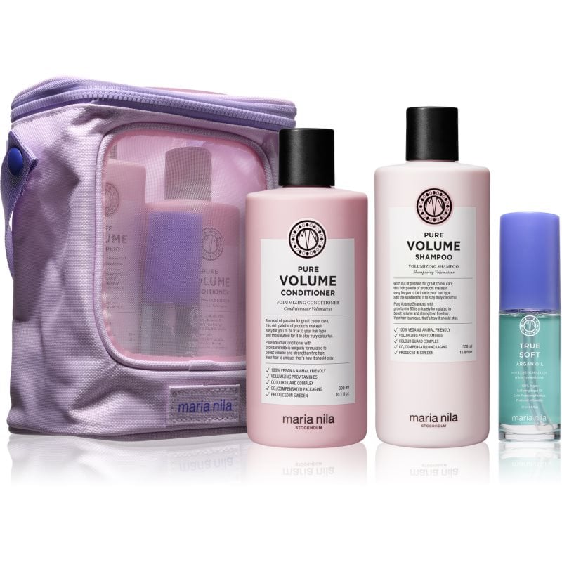 Maria Nila Pure Volume Beauty Bag подаръчен комплект за обем