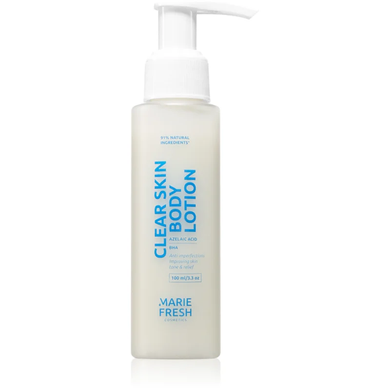 Marie Fresh Cosmetics Clear Skin Body Lotion тоалетно мляко за тяло - Грижа за тяло - Сравни цени от 1 магазин с безплатна доставка