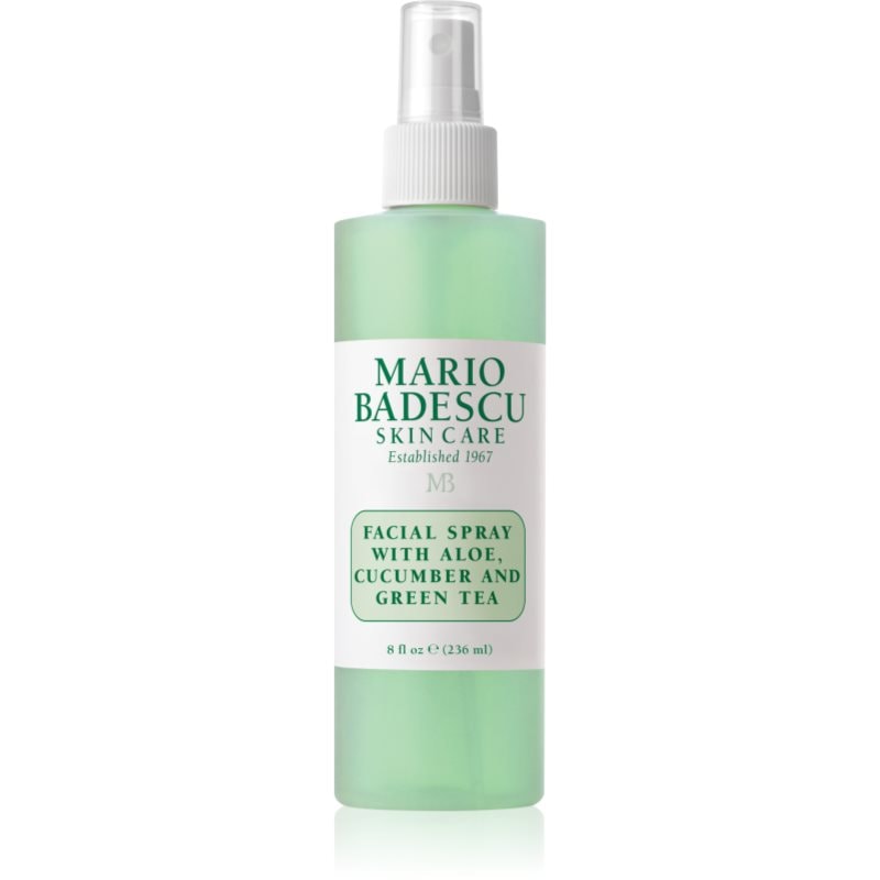 Mario Badescu Facial Spray with Aloe, Cucumber and Green Tea охлаждаща и освежаващ мъгла за уморена кожа - Грижа за лице - Сравни цени от 1 магазин с безплатна доставка