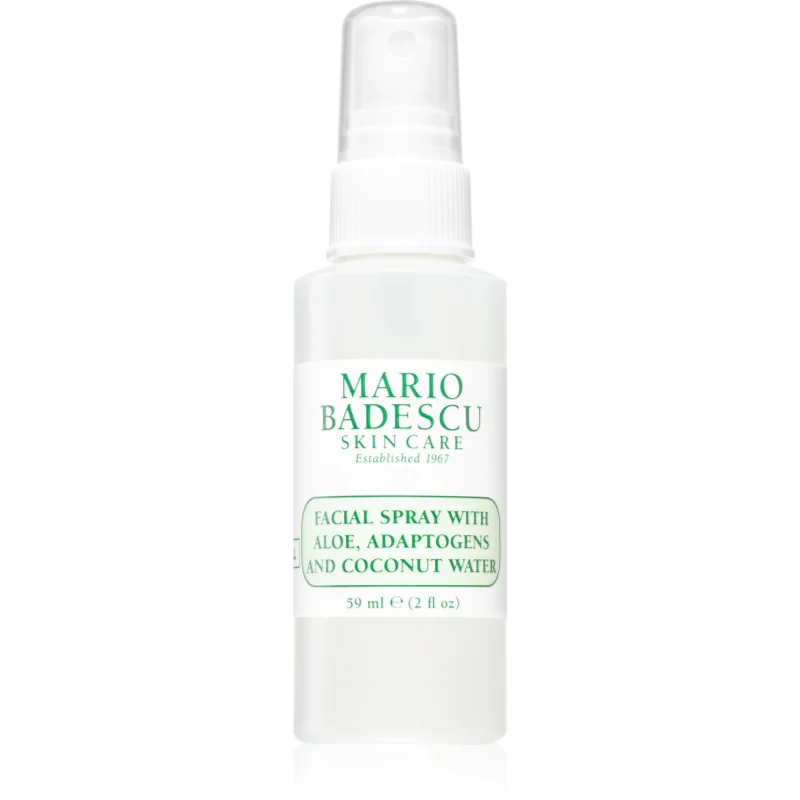 Mario Badescu Facial Spray with Aloe, Adaptogens and Coconut Water освежаваща мъгла за нормална към суха кожа