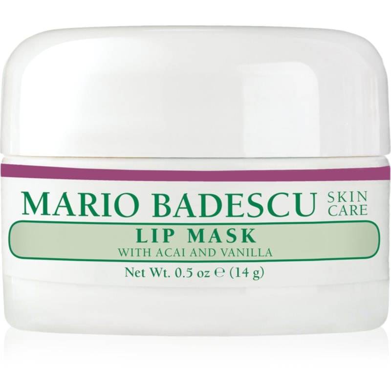 Mario Badescu Lip Mask with Acai and Vanilla нощна маска за устни - Грижа за лице - Сравни цени от 1 магазин с безплатна доставка