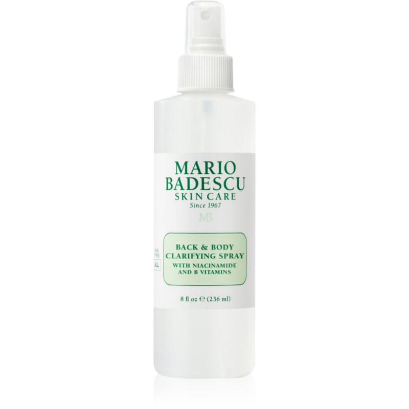 Mario Badescu Mario Badescu Back & Body Clarifying Spray спрей за тяло против акне - Унисекс парфюм 236мл - Сравни цени от 1 магазин с безплатна доставка