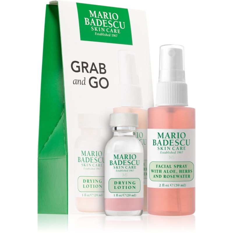 Mario Badescu Mario Badescu GRAB and GO комплект за пътуване за перфектна кожа - Унисекс парфюм - Сравни цени от 1 магазин с безплатна доставка