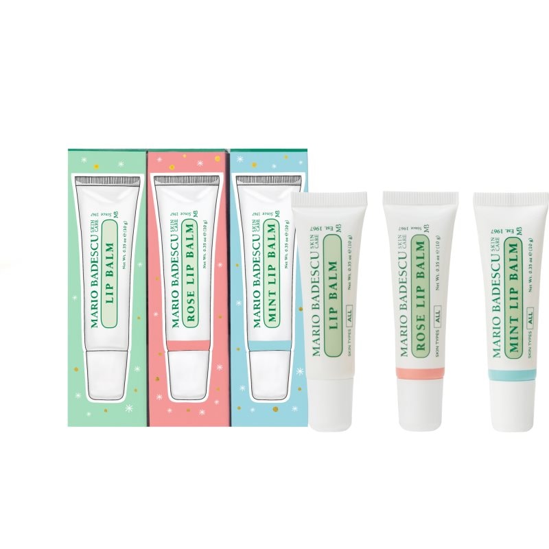 Mario Badescu Mario Badescu Lip Balm Trio подаръчен комплект за устни - Унисекс парфюм - Сравни цени от 1 магазин с безплатна доставка