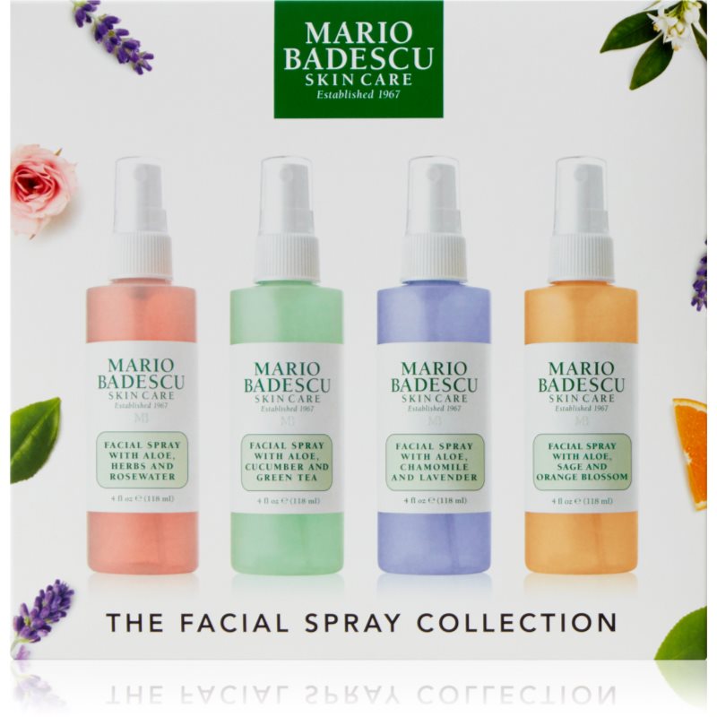 Mario Badescu Mario Badescu The Facial Spray Collection мъгла за лице подаръчен комплект - Унисекс парфюм - Сравни цени от 1 магазин с безплатна доставка