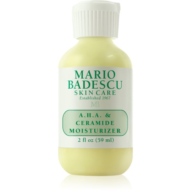Mario Badescu Mario Badescu A.H.A. & Ceramide Moisturizer хидратиращ крем за озаряване на лицето - Унисекс парфюм 59мл - Сравни цени от 1 магазин с безплатна доставка