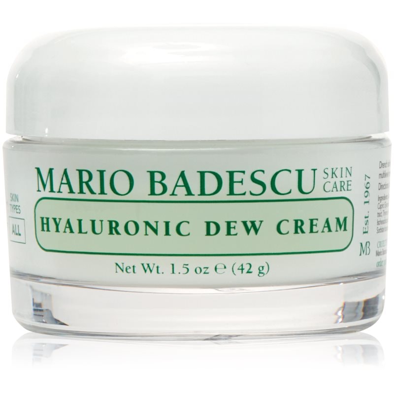 Mario Badescu Mario Badescu Hyaluronic Dew Cream хидратиращ гел-крем не съдържа олио - Унисекс парфюм 42мл - Сравни цени от 1 магазин с безплатна доставка