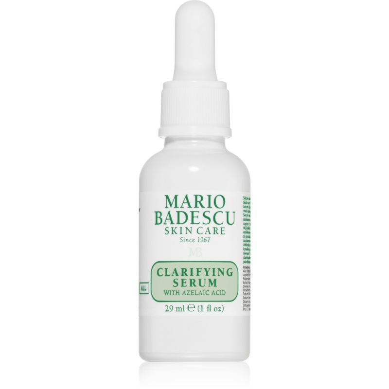 Mario Badescu Mario Badescu Clarifying Serum with Azelaic Acid серум за проблемна кожа, акне - Унисекс парфюм 29мл - Сравни цени от 1 магазин с безплатна доставка