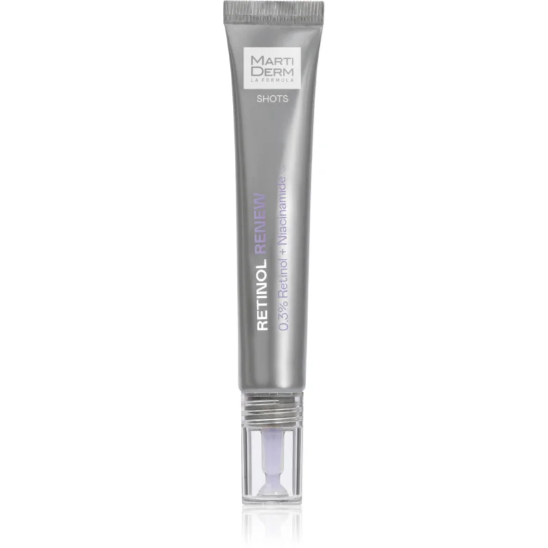 MartiDerm Shots Retinol Renew интензивен серум против бръчки и тъмни петна