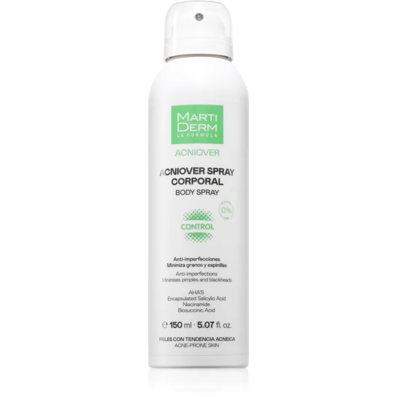 MartiDerm Acniover Body Spray спрей за тяло против акне