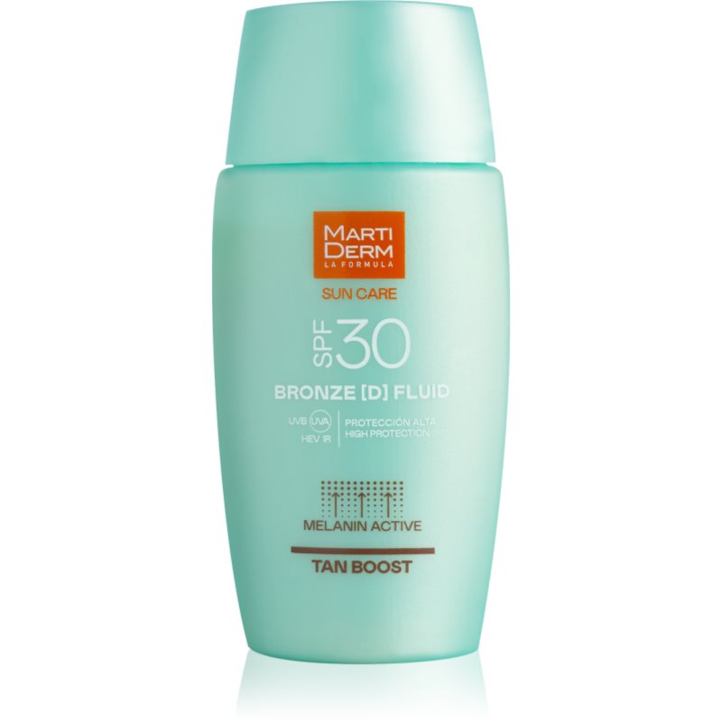 MartiDerm Sun Care Bronze D Fluid слънцезащитен флуид за лице удължаващ загара SPF 30 - Грижа за лице - Сравни цени от 1 магазин с безплатна доставка