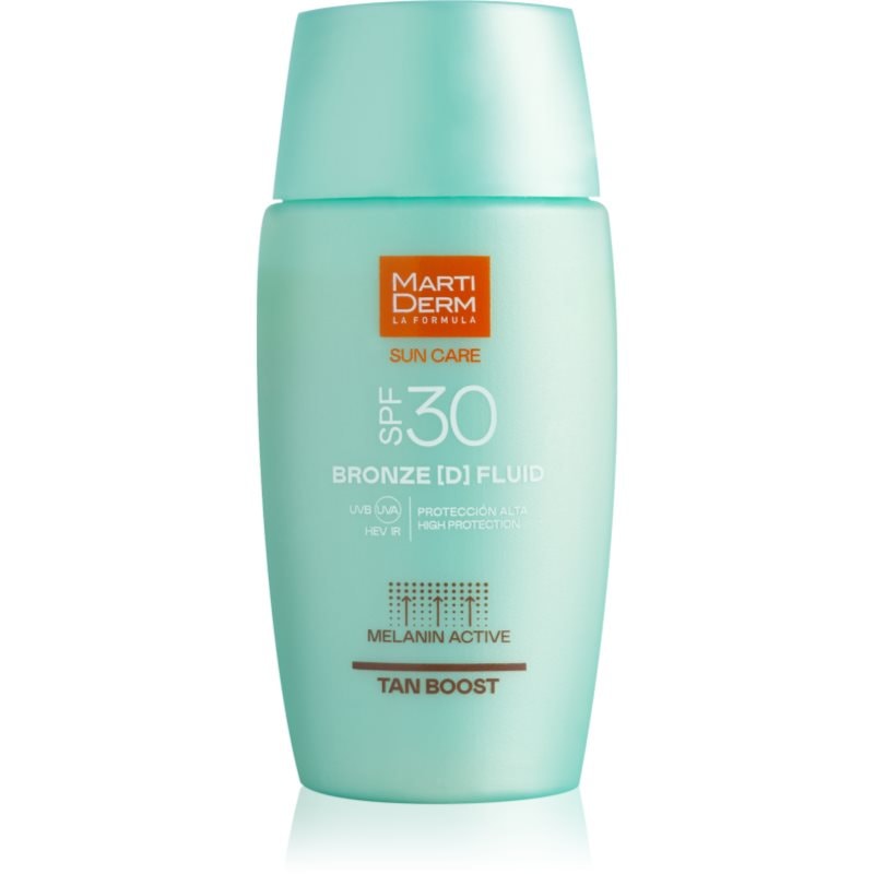 MartiDerm Sun Care Bronze D Fluid слънцезащитен флуид за лице удължаващ загара SPF 30 - Грижа за лице - Сравни цени от 1 магазин с безплатна доставка